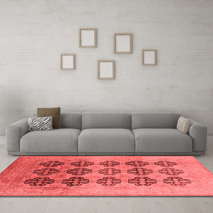 Traditional Red Washable Rugs