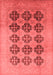 Oriental Red Traditional Area Rugs