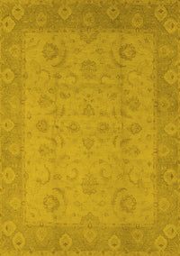 Oriental Yellow Industrial Rug, urb479yw