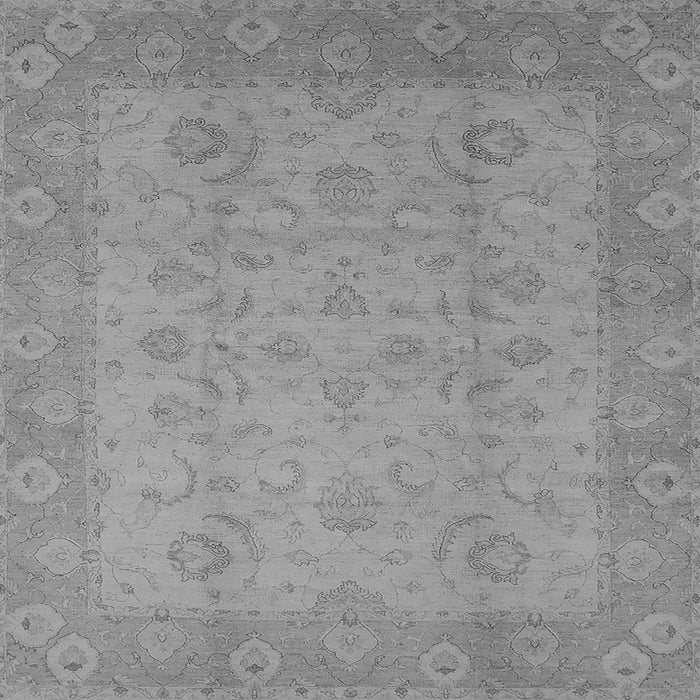 Square Oriental Gray Industrial Rug, urb479gry