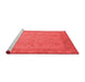 Industrial Red Washable Rugs