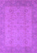 Machine Washable Oriental Purple Industrial Area Rugs, wshurb479pur