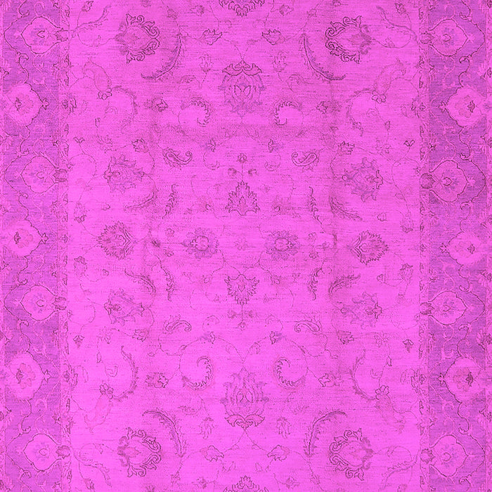 Machine Washable Oriental Pink Industrial Rug, wshurb479pnk
