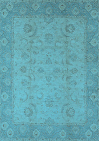 Oriental Light Blue Industrial Rug, urb479lblu