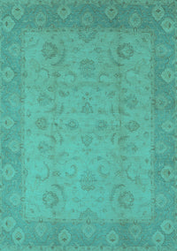 Oriental Turquoise Industrial Rug, urb479turq