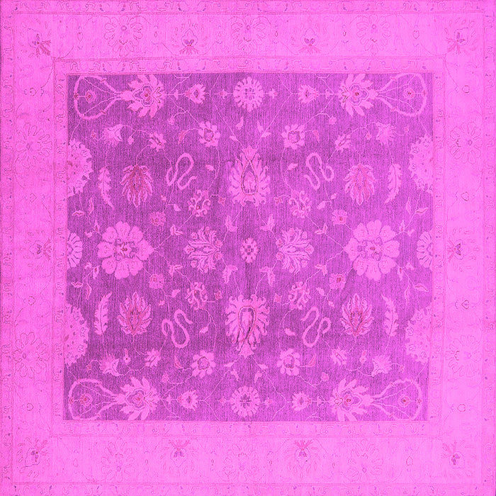Square Oriental Pink Traditional Rug, urb480pnk