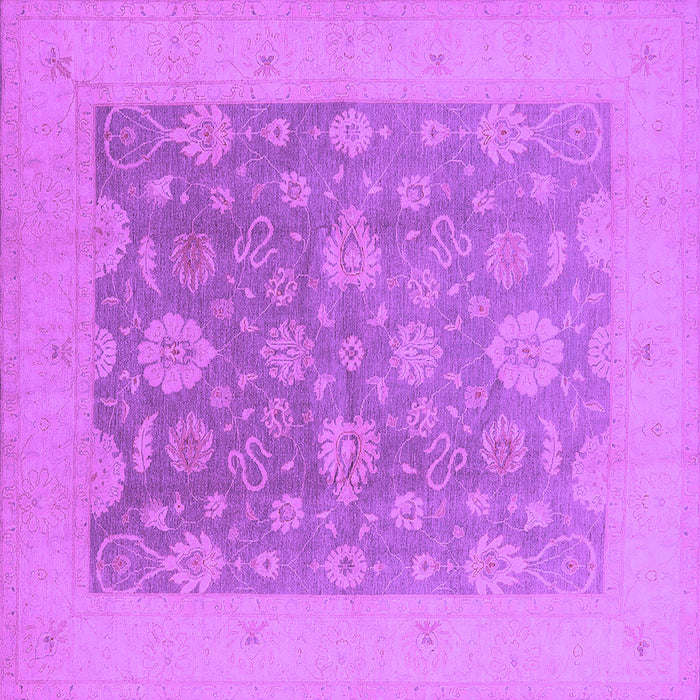 Square Oriental Purple Traditional Rug, urb480pur