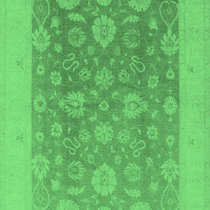 Oriental Emerald Green Traditional Rug, urb480emgrn
