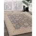 Machine Washable Industrial Modern Rose Dust Purple Rug in a Family Room, wshurb480
