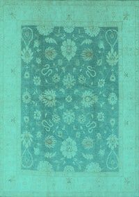 Oriental Turquoise Traditional Rug, urb480turq