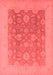 Oriental Red Traditional Area Rugs