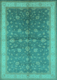 Oriental Turquoise Traditional Rug, urb481turq