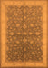 Oriental Orange Traditional Rug, urb481org
