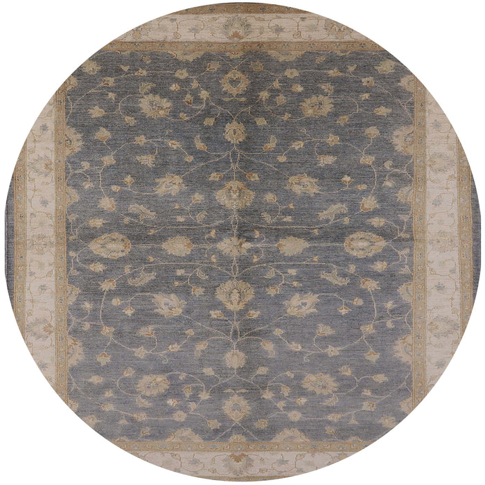 Round Machine Washable Industrial Modern Sandstone Brown Rug, wshurb481