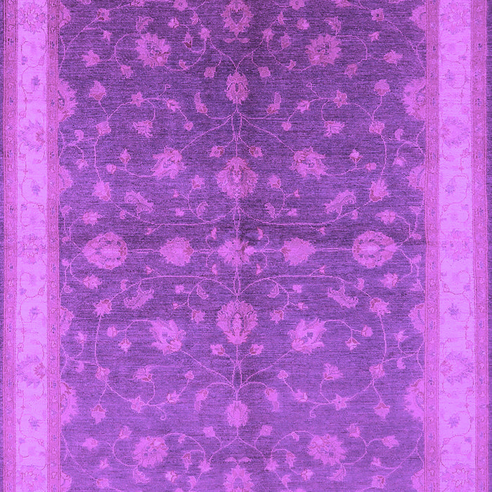 Machine Washable Oriental Purple Traditional Area Rugs, wshurb481pur