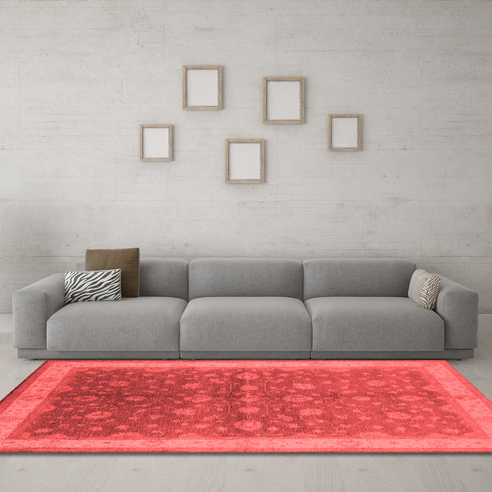 Traditional Red Washable Rugs