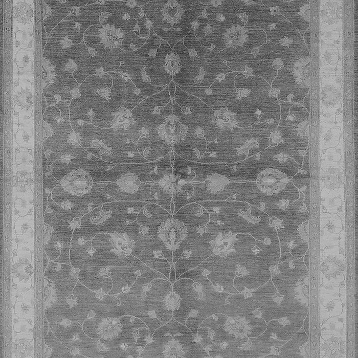 Machine Washable Oriental Gray Traditional Rug, wshurb481gry