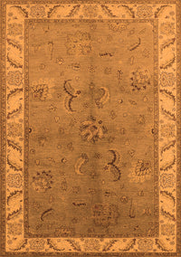 Oriental Orange Traditional Rug, urb482org