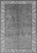 Machine Washable Oriental Gray Traditional Rug, wshurb482gry