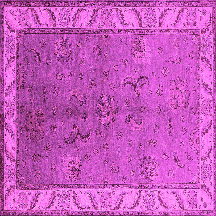 Square Oriental Pink Traditional Rug, urb482pnk
