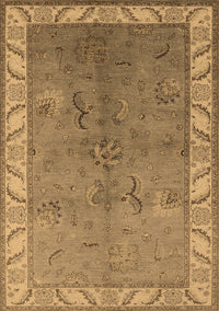 Oriental Brown Traditional Rug, urb482brn