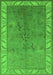 Oriental Green Traditional Rug, urb482grn