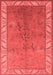 Oriental Red Traditional Area Rugs