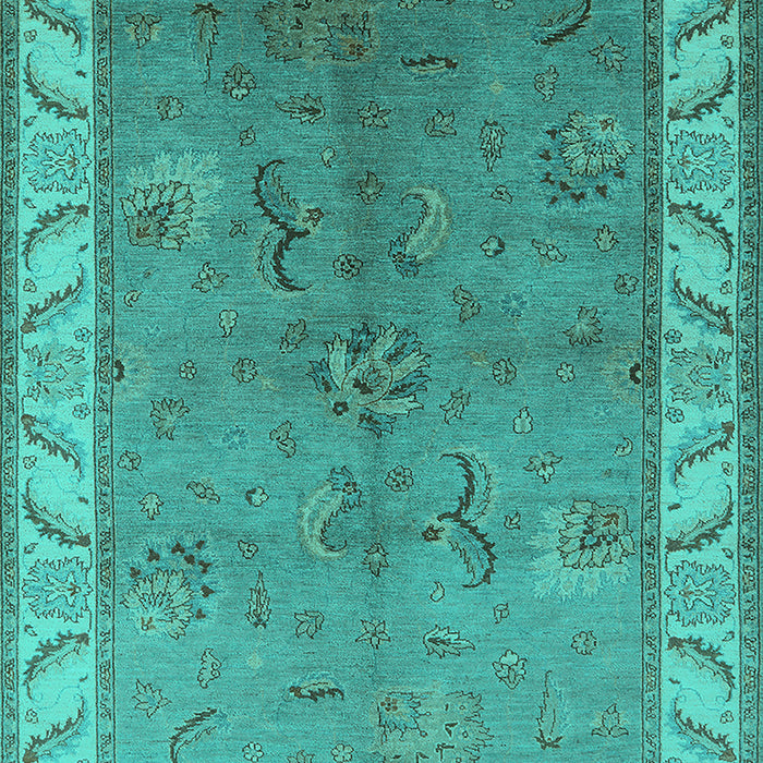 Oriental Turquoise Traditional Rug, urb482turq