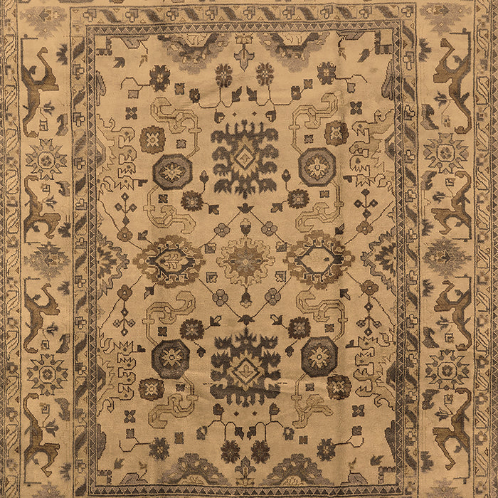Oriental Brown Traditional Rug, urb483brn