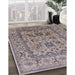 Machine Washable Industrial Modern Puce Purple Rug in a Family Room, wshurb483