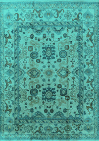 Oriental Turquoise Traditional Rug, urb483turq