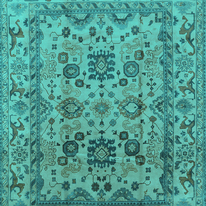 Oriental Turquoise Traditional Rug, urb483turq