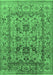 Oriental Emerald Green Traditional Rug, urb483emgrn