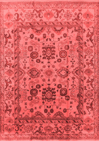 Oriental Red Traditional Rug, urb483red