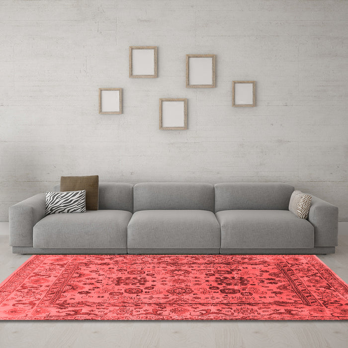 Traditional Red Washable Rugs
