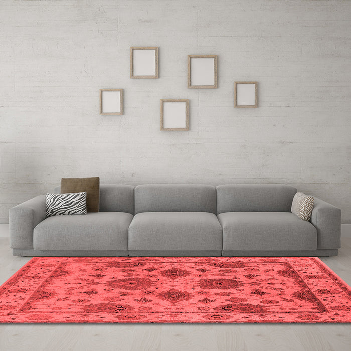 Traditional Red Washable Rugs