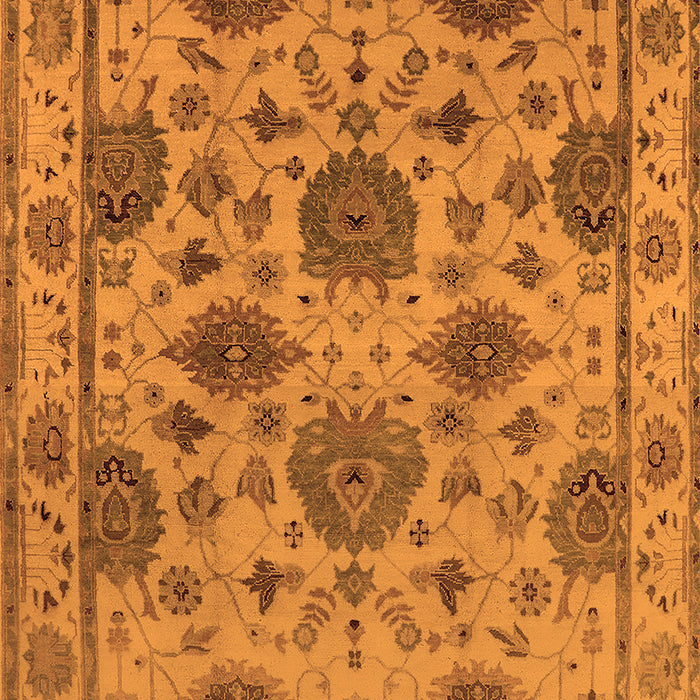 Oriental Orange Traditional Rug, urb484org