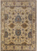Mid-Century Modern Brown Oriental Rug, urb484