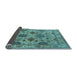 Sideview of Oriental Light Blue Traditional Rug, urb484lblu