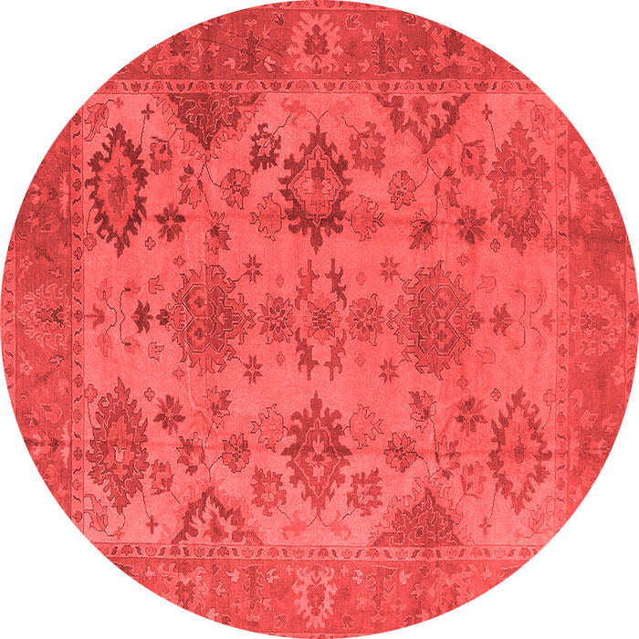Machine Washable Oriental Red Industrial Rug, wshurb485red