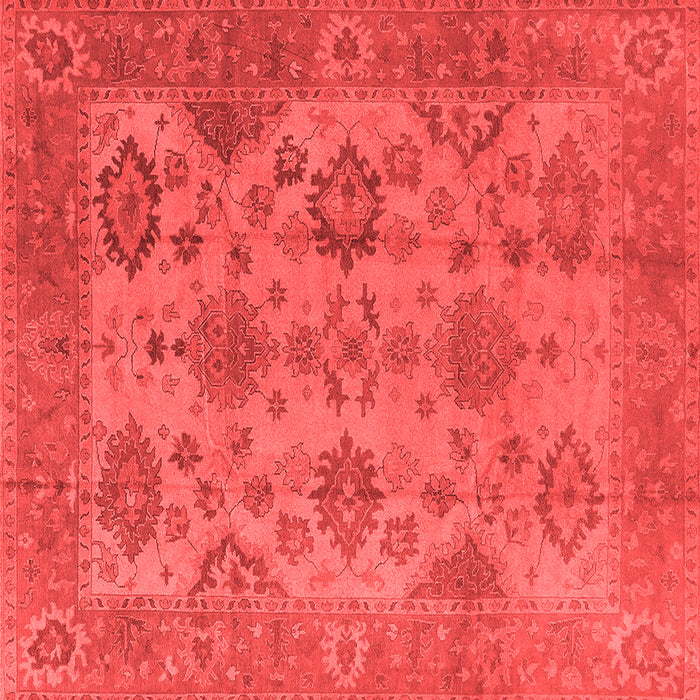 Machine Washable Oriental Red Industrial Rug, wshurb485red
