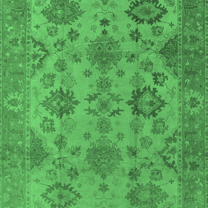 Oriental Emerald Green Industrial Rug, urb485emgrn