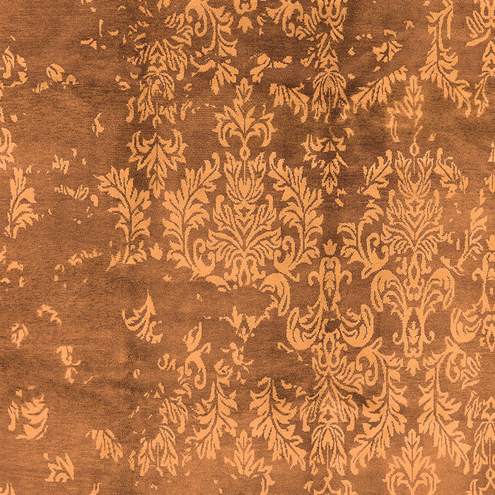 Machine Washable Oriental Orange Industrial Area Rugs, wshurb486org