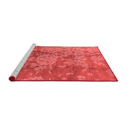 Industrial Red Washable Rugs