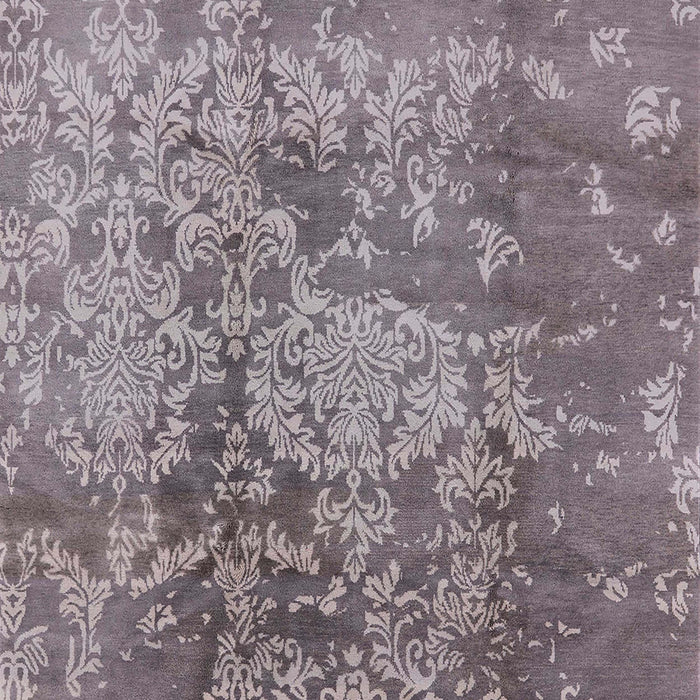 Machine Washable Industrial Modern Viola Purple Rug, wshurb486