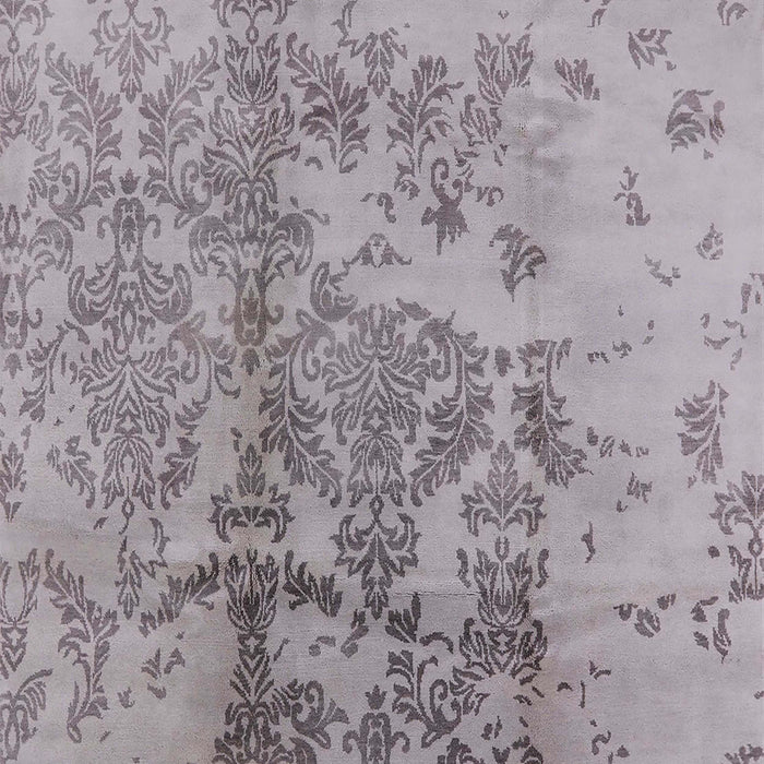 Machine Washable Industrial Modern Silver Pink Rug, wshurb487