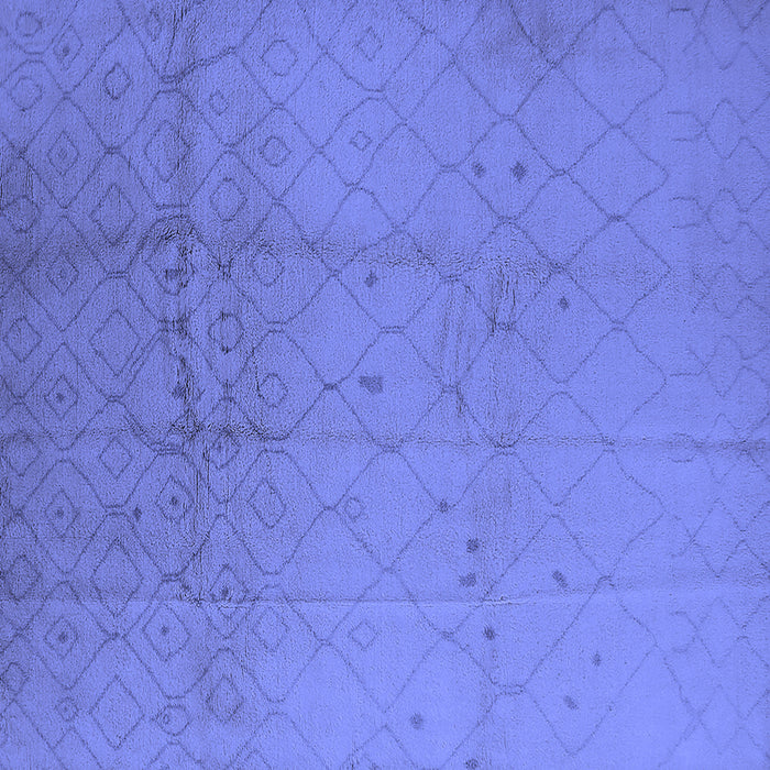 Square Solid Blue Modern Rug, urb488blu