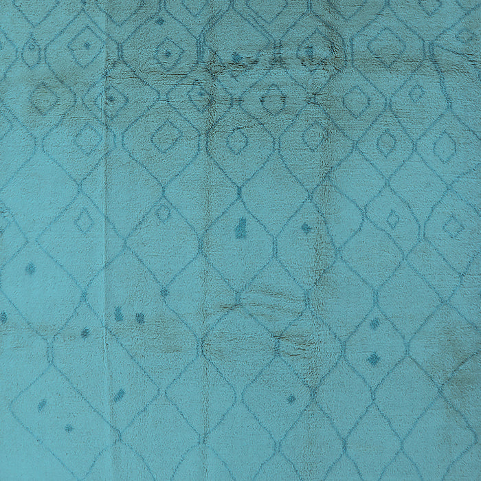 Machine Washable Solid Light Blue Modern Rug, wshurb488lblu