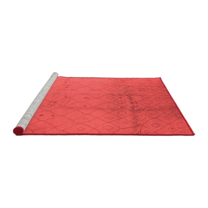 Modern Red Washable Rugs