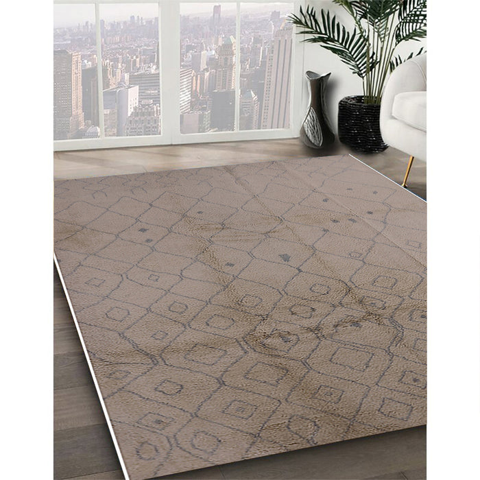Machine Washable Industrial Modern Rose Dust Purple Rug in a Family Room, wshurb488
